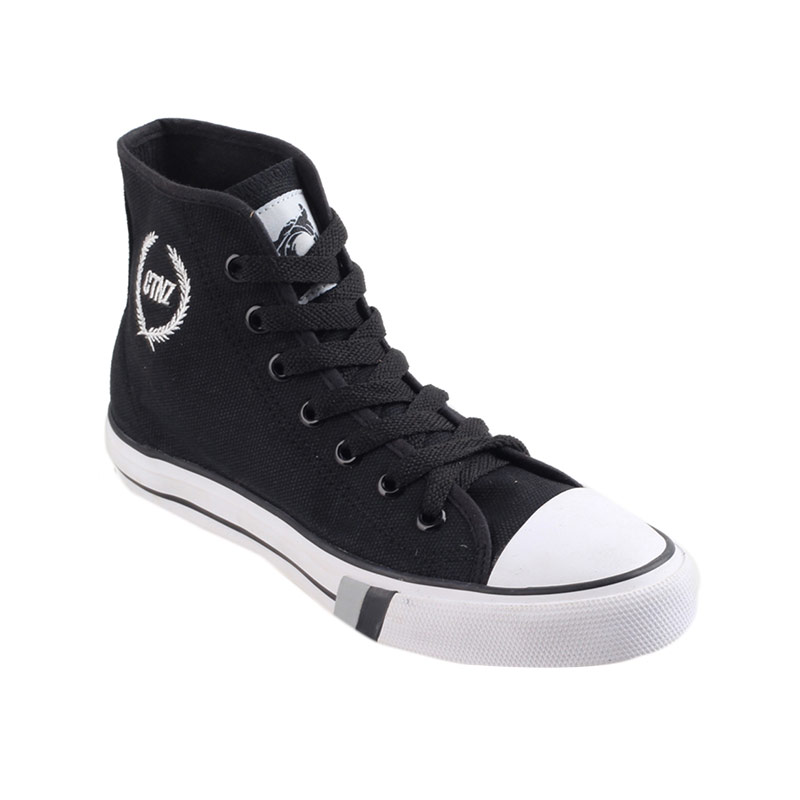 Catenzo High Sneakers Sepatu Pria - Black