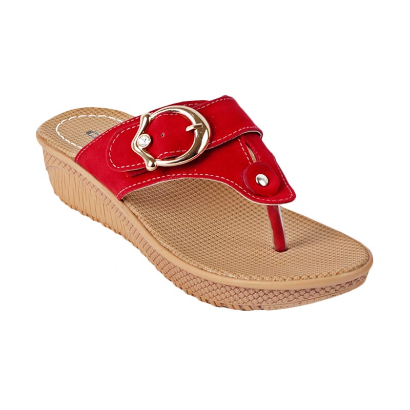 Catenzo Minerva Red Sandals
