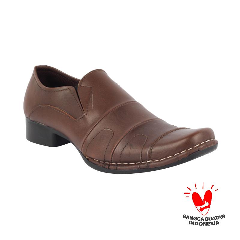 Catenzo Visage Brown Pantofel Sepatu Pria
