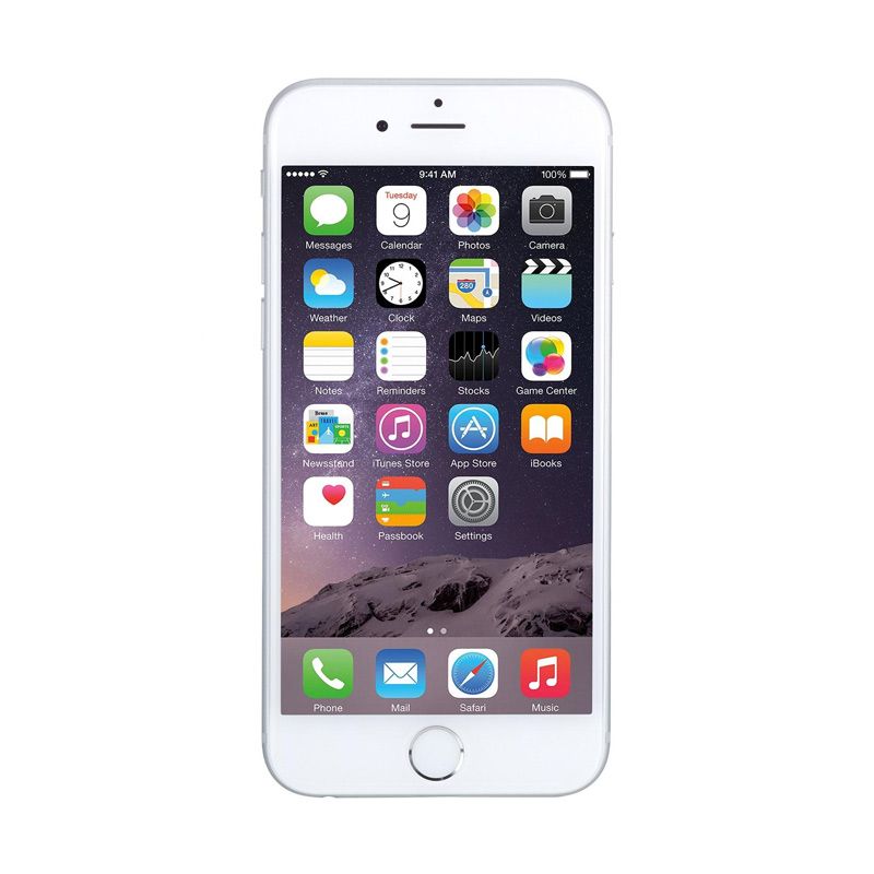 Jual Apple iPhone 6 128 GB Silver Smartphone Online 