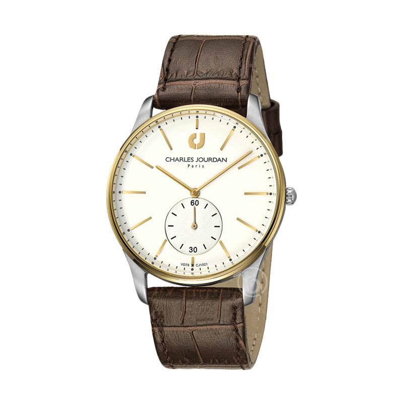 Charles Jourdan Jam Tangan Pria CJ1021-1322C - Gold