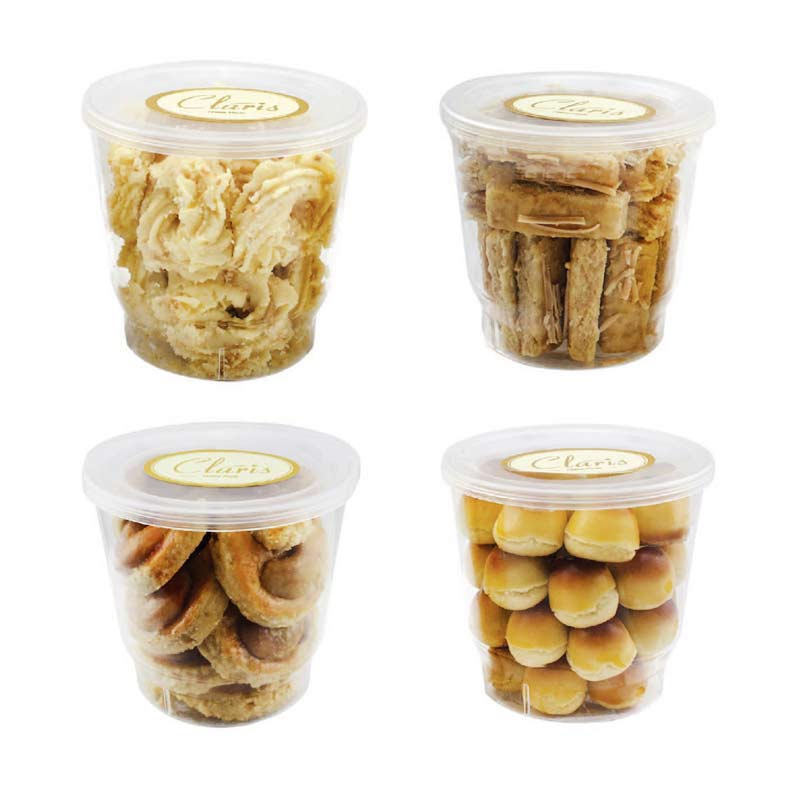 Jual Claris Paket Hemat Home Made Kue Kering [Toples Kecil 