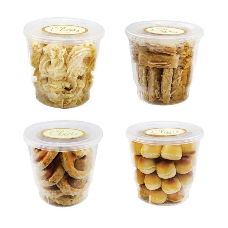 Jual Claris Paket Hemat Home Made Kue Kering [Toples Kecil 