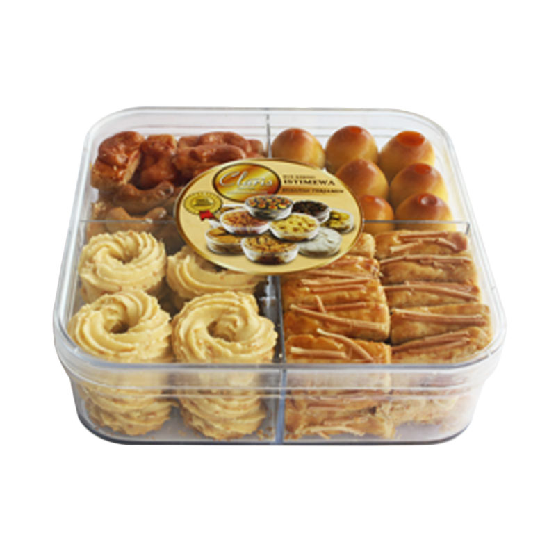 Jual Claris Paket Hemat Isi 4 Kue Kering Toples Besar Online April 