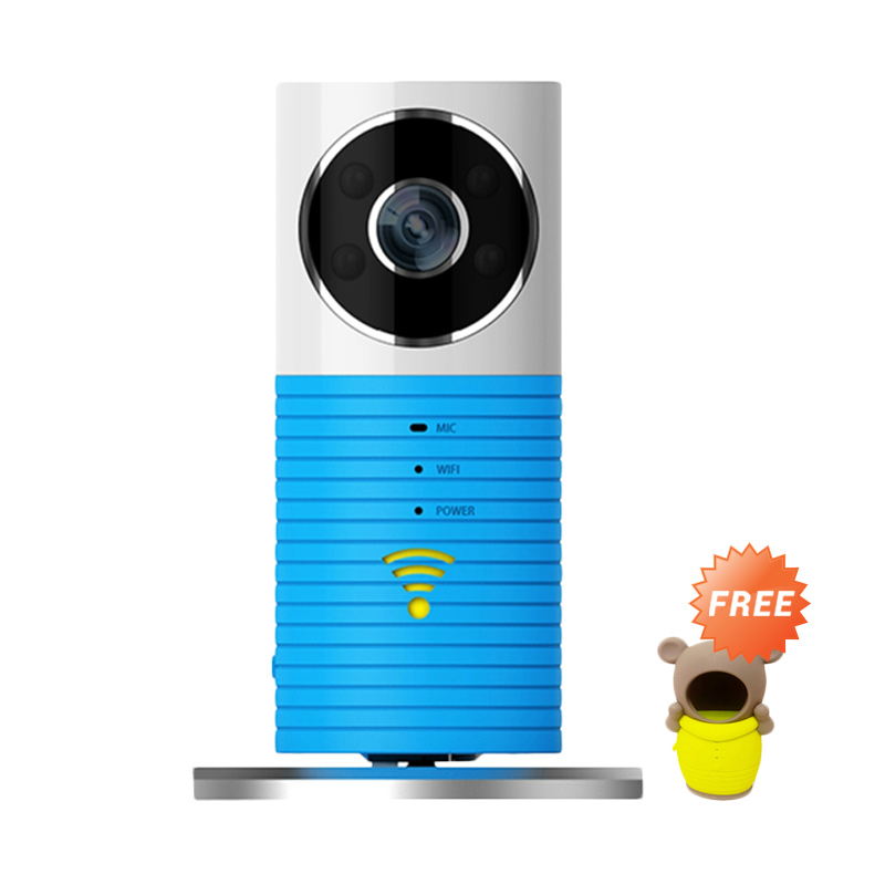 Jual Cleverdog Dog-1W Kamera CCTV - Biru [WiFi] + Free 