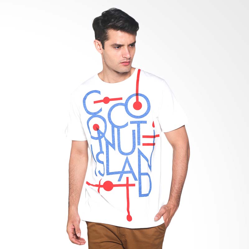 Coconut Island T-shirt Men Easy Tee CMET212W01 Kaos Pria - White Bright Extra diskon 7% setiap hari Extra diskon 5% setiap hari Citibank – lebih hemat 10%