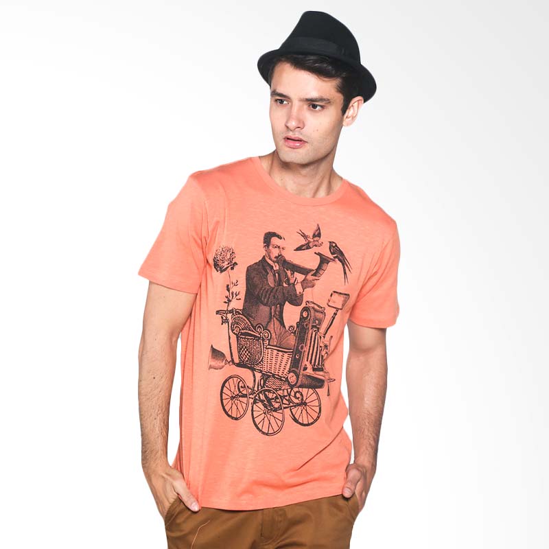 Coconut Island T-shirt Men Nostalgic Tee CMNT145O01 Kaos Pria - Carnelian Extra diskon 7% setiap hari Extra diskon 5% setiap hari Citibank – lebih hemat 10%