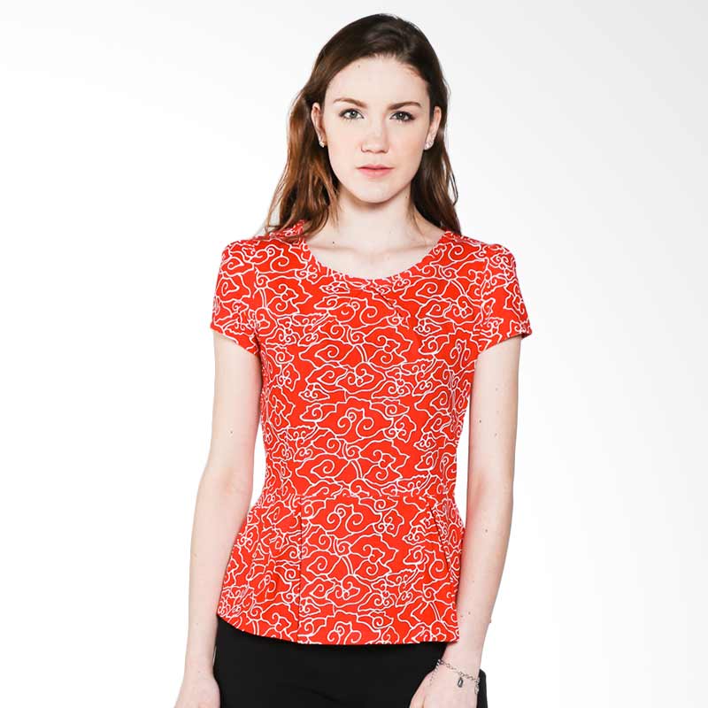 Contempo Ladies Joelle A1116.A05-C32 Red Blouse Extra diskon 7% setiap hari Extra diskon 5% setiap hari Citibank – lebih hemat 10%