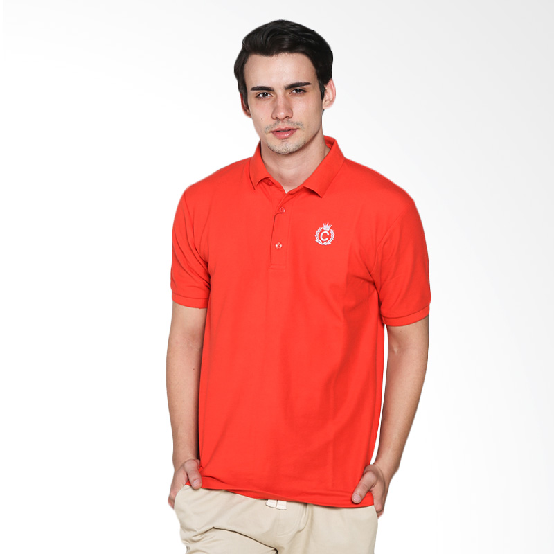 Contempo Men B1215F01-A15 Internal Short Sleeve Polo Shirt - Orange Extra diskon 7% setiap hari Extra diskon 5% setiap hari Citibank – lebih hemat 10%