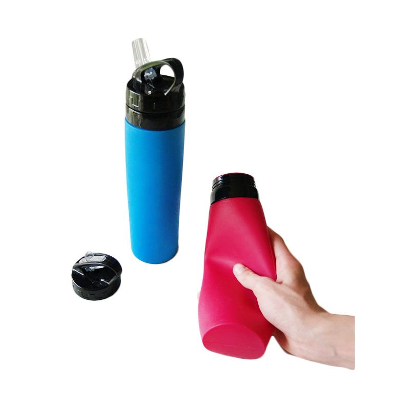 Jual Cooks Habit Eco Squeeze Silicone Blue Botol Minum Online Juli 2020