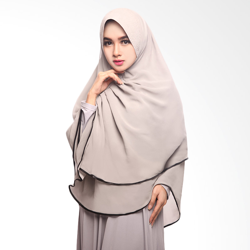 Cotton Bee Khimar Aurora Sequin Putih Tulang. Source · Amora List Sweet Milk Free Dompet