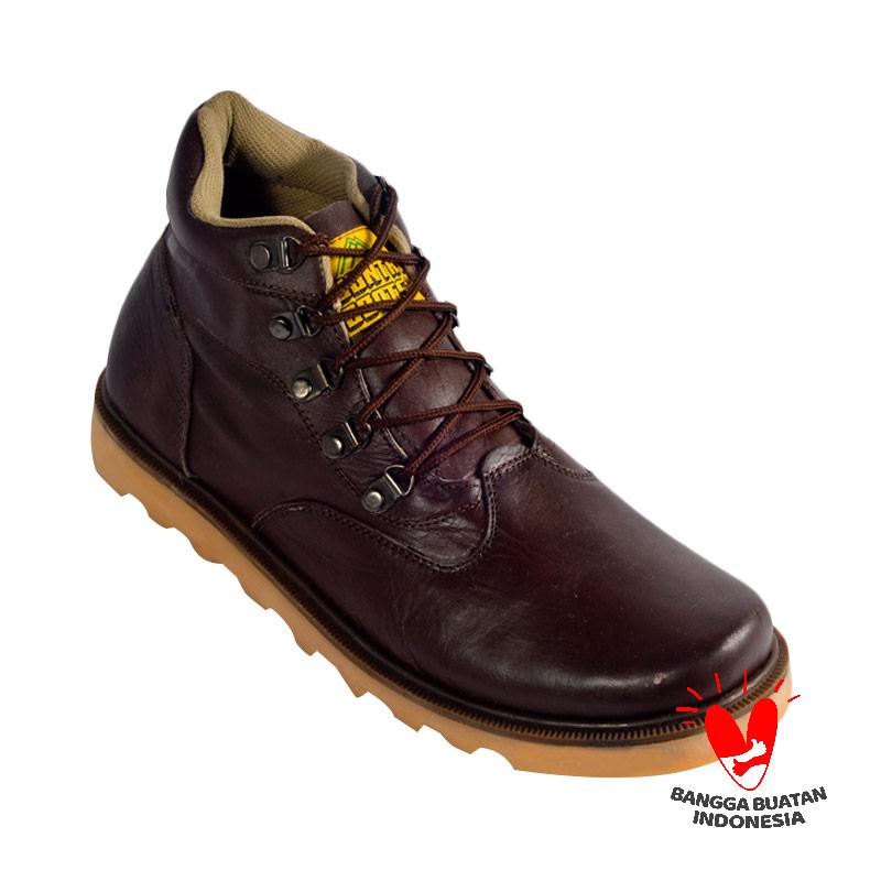 Country Boots Manly Calderon Sepatu Pria - Brown