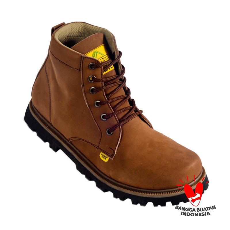 Country Boots Manly Marocco Sepatu Pria - Brown