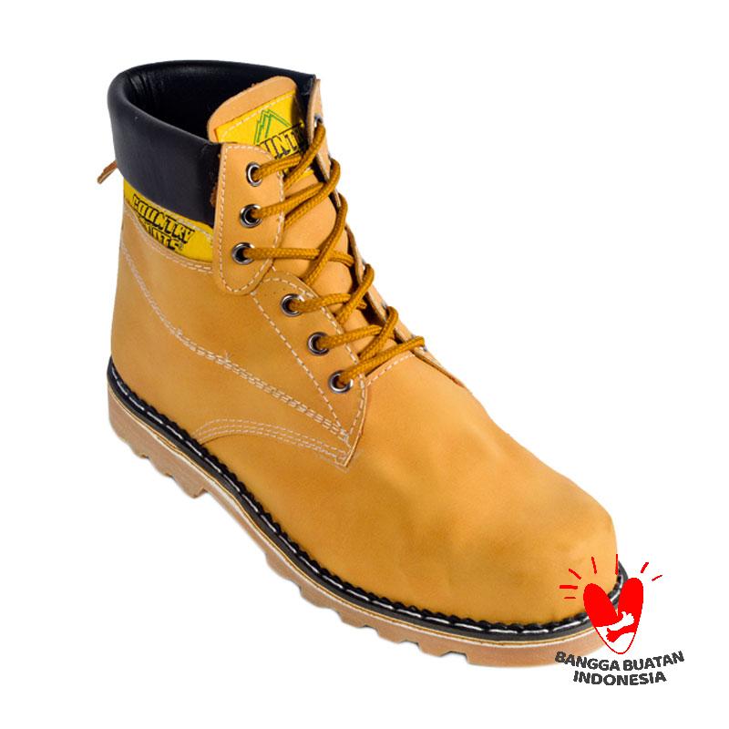 Country Boots Safety Kalep Sepatu Pria - Tan