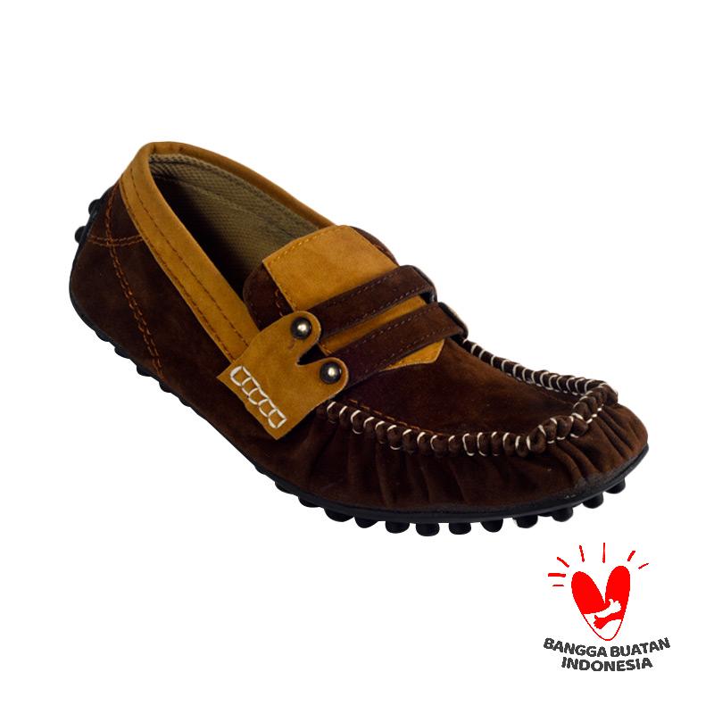 Country Boots Slip On Chocotop Sepatu Pria - Brown