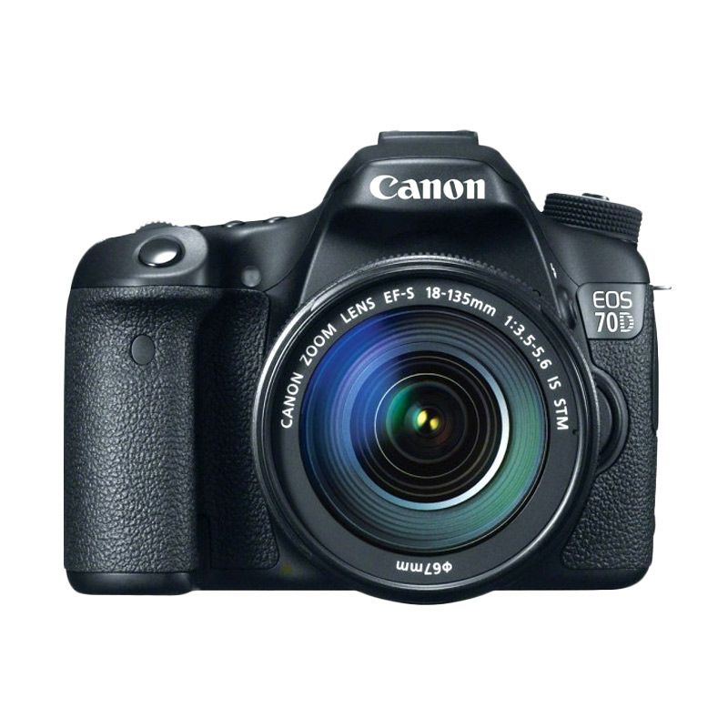 Canon EOS 70D Kit 18-135mm f/3.5-5.6 IS STM WiFi Kamera DSLR - 9280595 , 15296764 , 337_15296764 , 18999000 , Canon-EOS-70D-Kit-18-135mm-f-3.5-5.6-IS-STM-WiFi-Kamera-DSLR-337_15296764 , blibli.com , Canon EOS 70D Kit 18-135mm f/3.5-5.6 IS STM WiFi Kamera DSLR