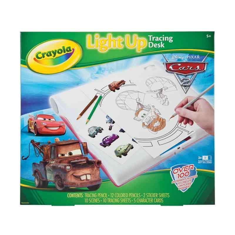 Disney Light Up Tracing Desk Crayola Cars 2 Jual Crayola Cars2 Light Up Tracing Desk Harga