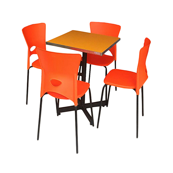 Jual Creova Meja  Makan Cafe  Set Orange Online Agustus 