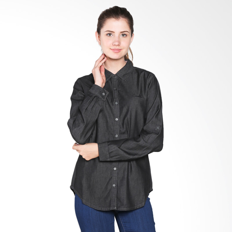 Cressida KRJH.842645 Basic Shirt With Embroidery - Black
