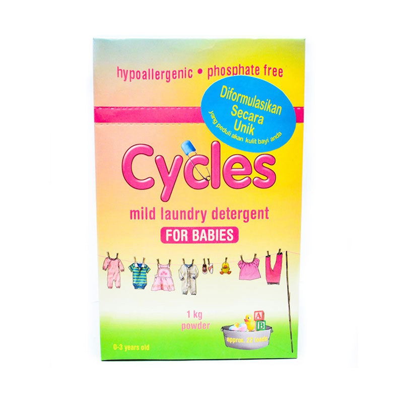 Jual Cycles Mild Laundry Detergent Powder [1 kg] Online