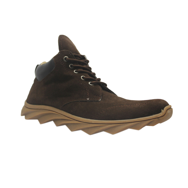D-Island Shoes Boots England Sneakers Suede - Dark Brown