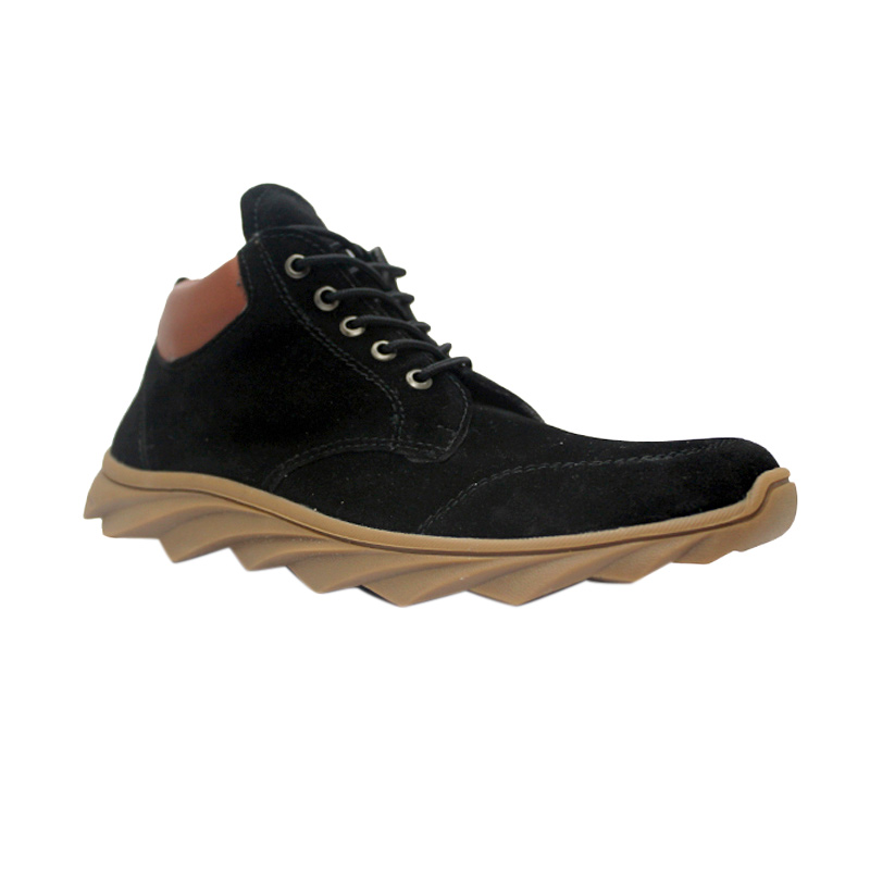 D-Island Shoes Sneakers Boots England Suede - Black