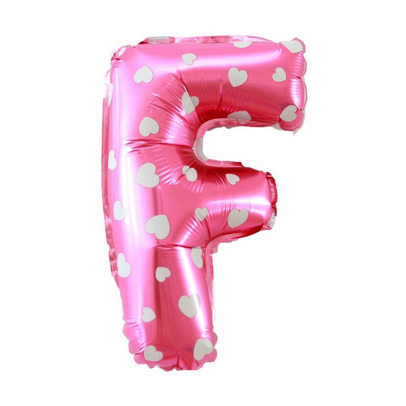 Jual Delarose Balon Foil Huruf F - Pink Online - Harga