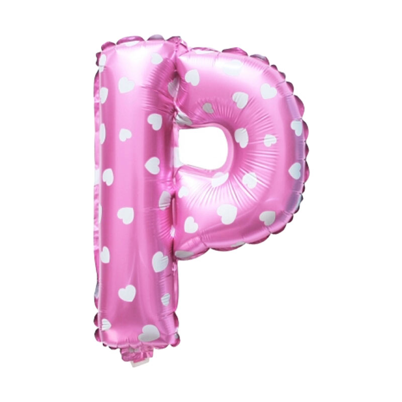 Jual Delarose Balon Foil Huruf P - Pink Online - Harga 