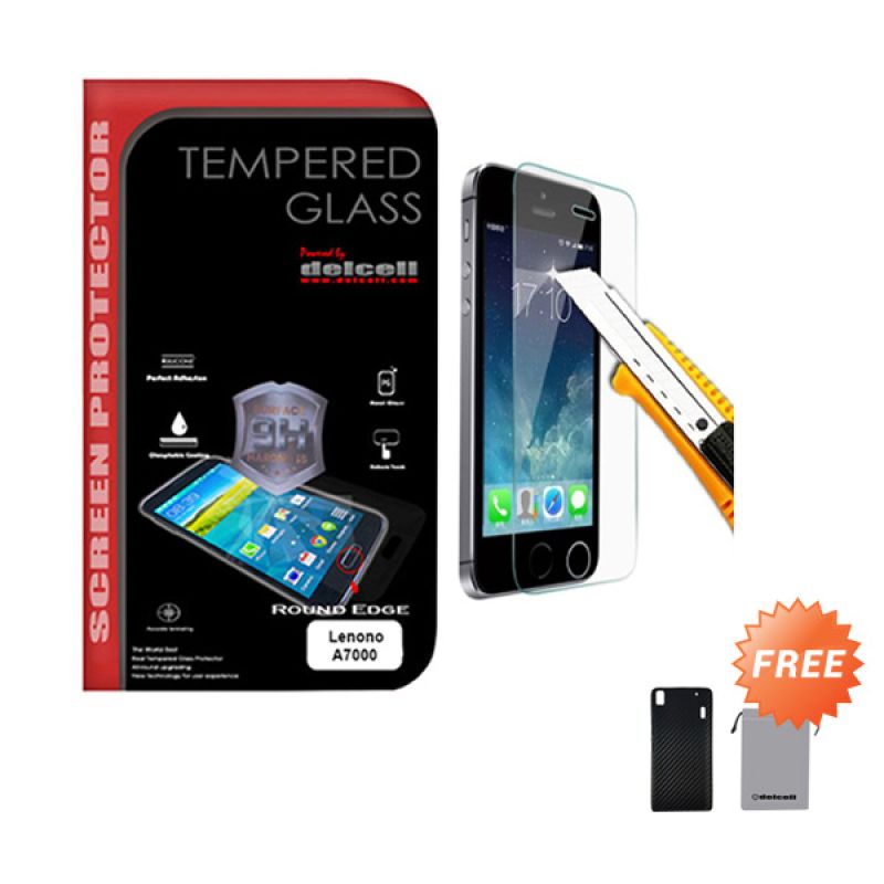 Jual Delcell Tempered Glass Screen Protector for Lenovo 