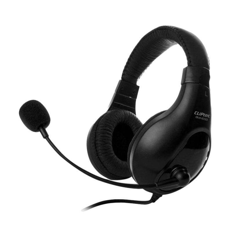 Cliptec BMH693 Dynamic Stereo Multimedia Hitam Headset ...