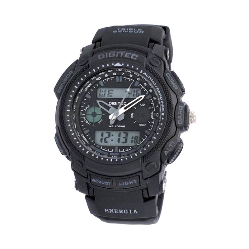 Digitec DG2023T Dualtime Jam Tangan Pria - Hitam