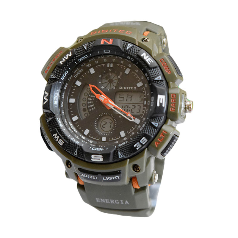 Digitec DG2044TGOR Jam Tangan Pria - Hijau Orange