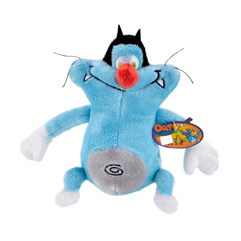 Jual Oggy And The Cockroaches Oggy Basic Plush Blue Mainan