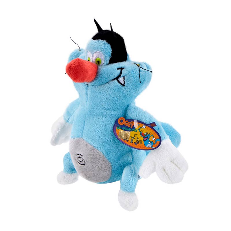 Jual Oggy And The Cockroaches Oggy Basic Plush Blue Mainan