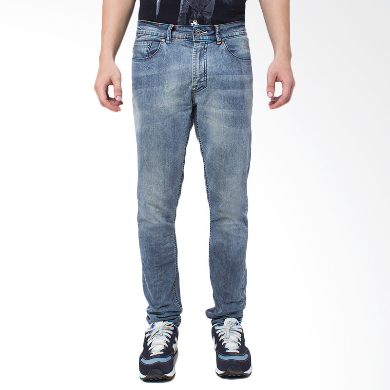 People's Denim Men Jeans ORRION Super Slim Fit Biru