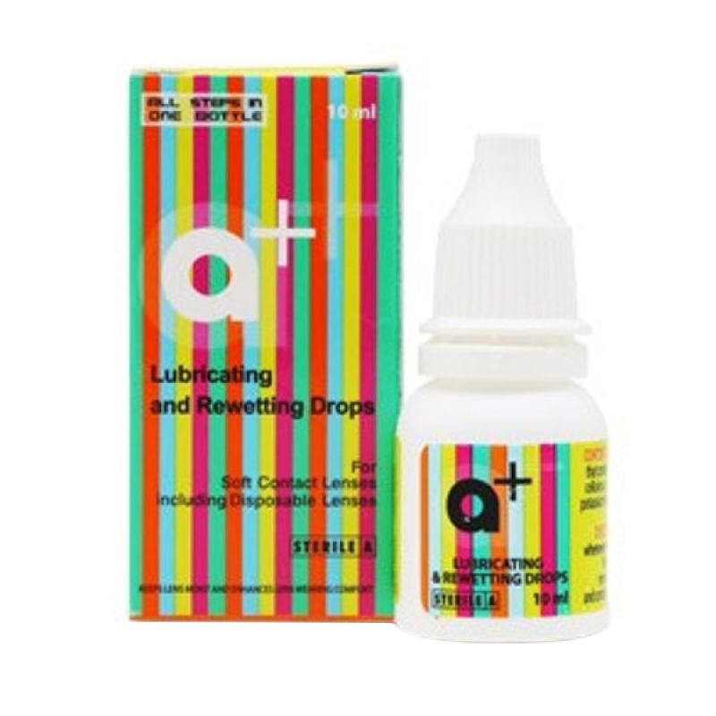 Jual a+ Lubricating and Rewetting Drops Air Softlens 