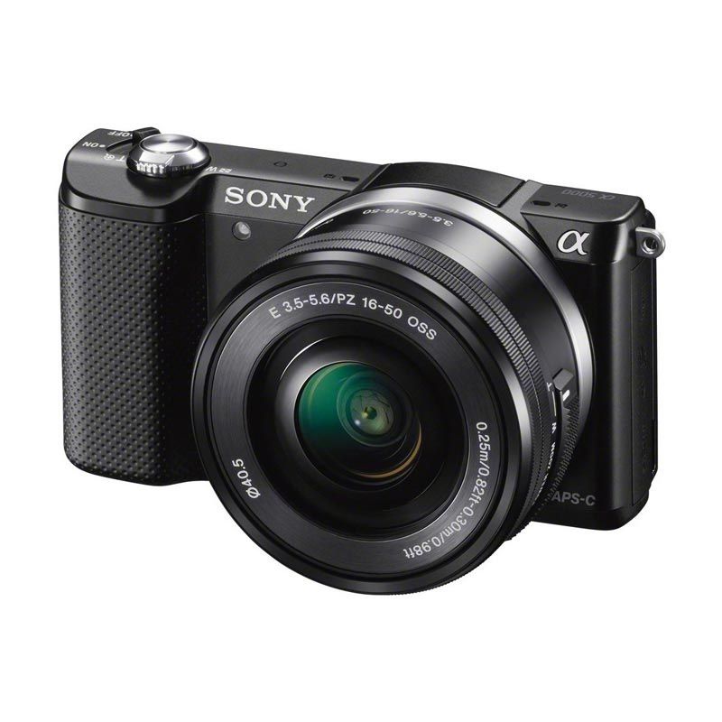 Sony Alpha a5000L E PZ 16-50mm Hitam Kamera Mirrorless