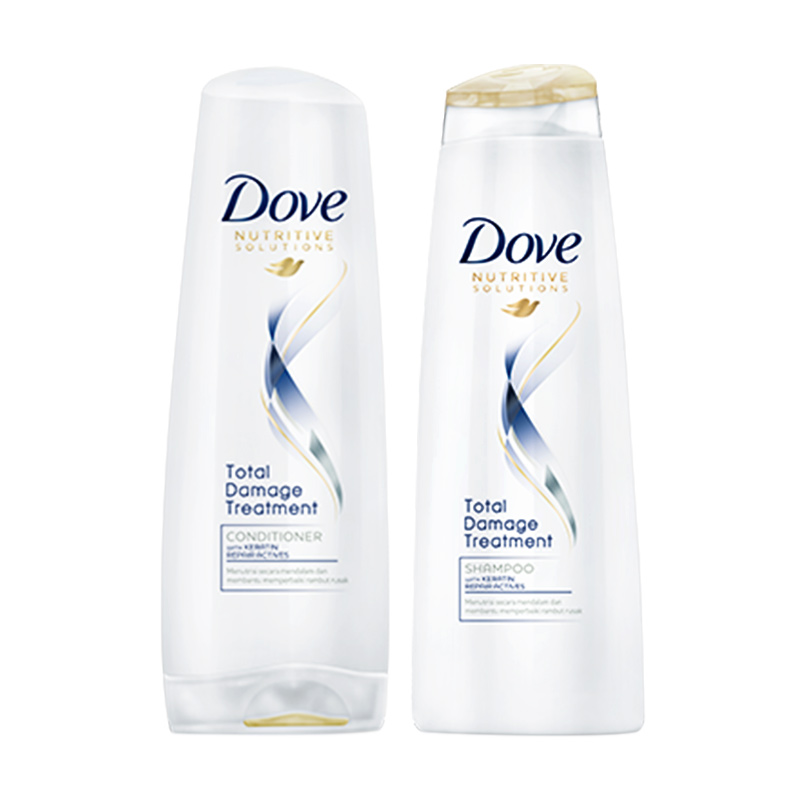 Jual Dove Total Damage Treatment Shampoo & Conditioner Package [160 mL] di Seller Dede