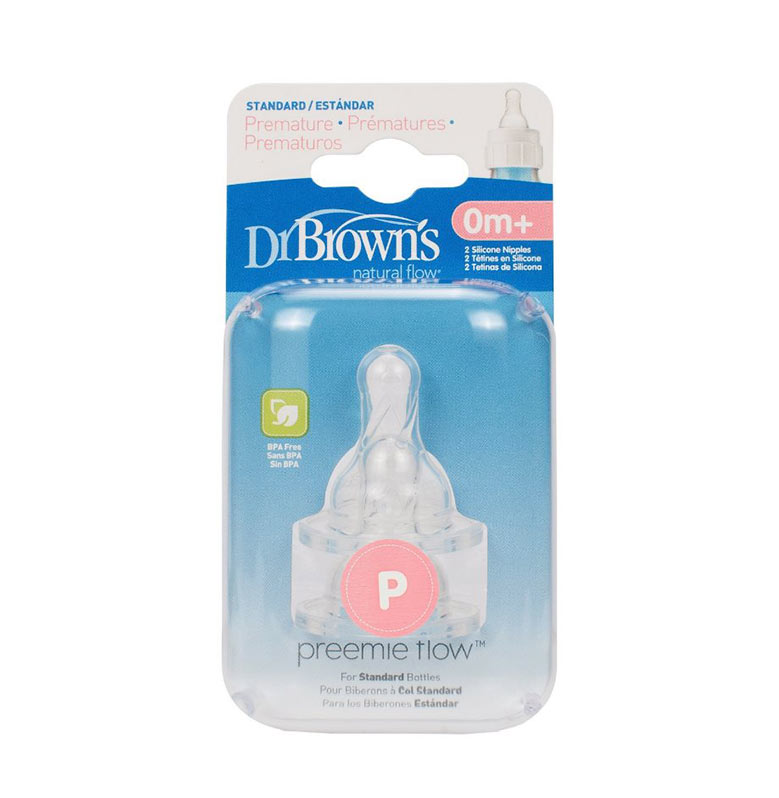Jual Dr. Brown's 292GB Preemie Flow Silicone Standard Nipple [2 pack] di Seller JackJack Store