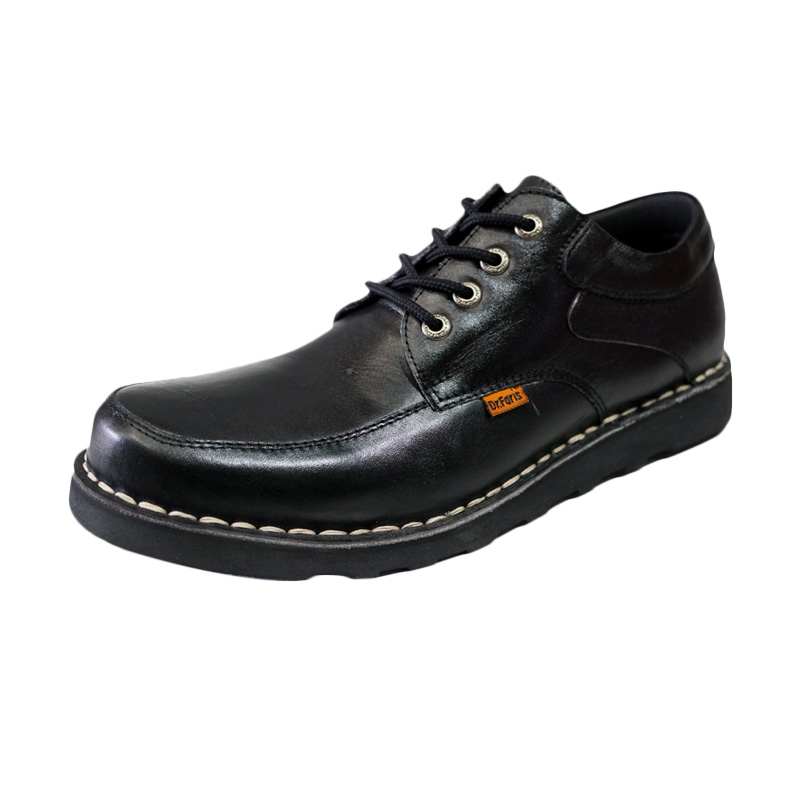 Dr.Faris Footwear 204 Leather Sepatu Pria - Black
