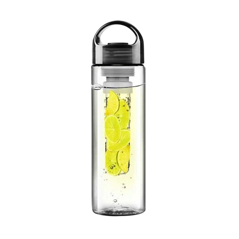 jual tritan water bottle with fruit infuser black botol jual tritan water bottle with fruit infuser black botol