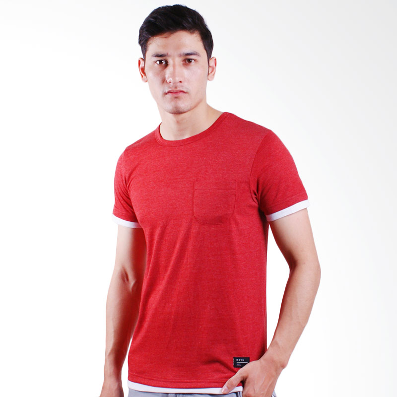 DSVN Liam Basic T-Shirt Kaos Pria - Red Extra diskon 7% setiap hari Extra diskon 5% setiap hari Citibank – lebih hemat 10%