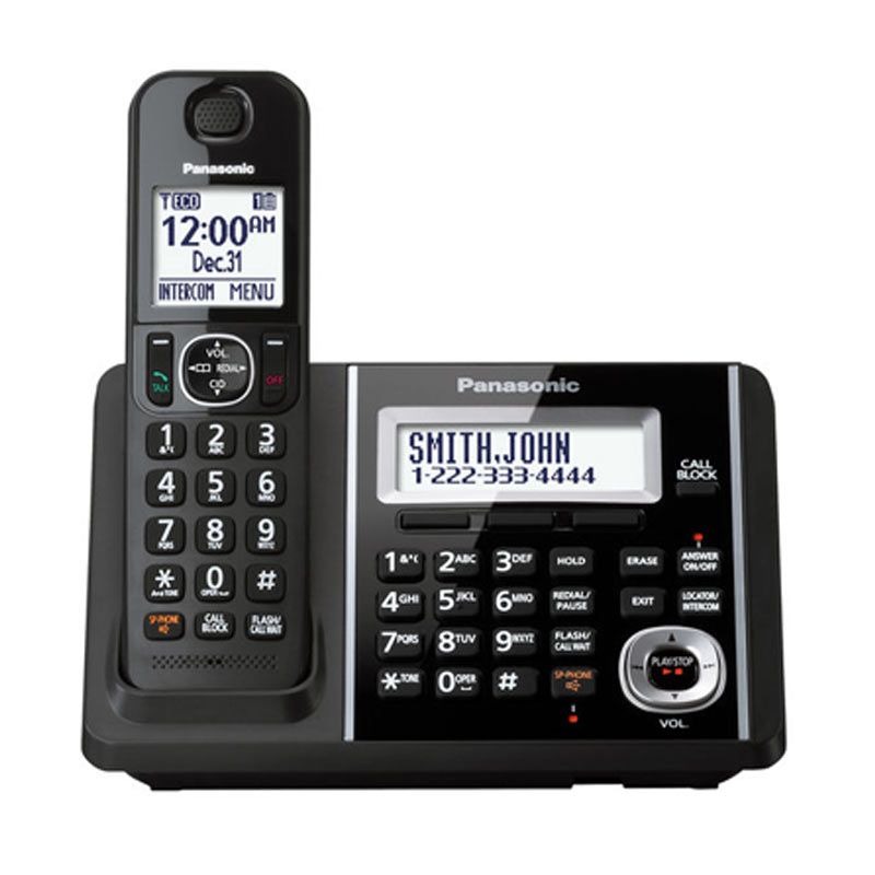 Jual Panasonic Cordless Phone KXTGF343 B Answering Machine with 3