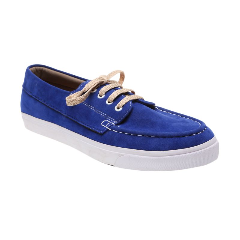Edberth Boat Sneakers EB-12 Blue Sepatu Pria