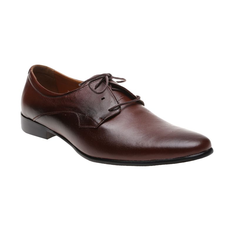 Edberth Leather Shoes Cavalier LB-12 C Brown Sepatu Pria