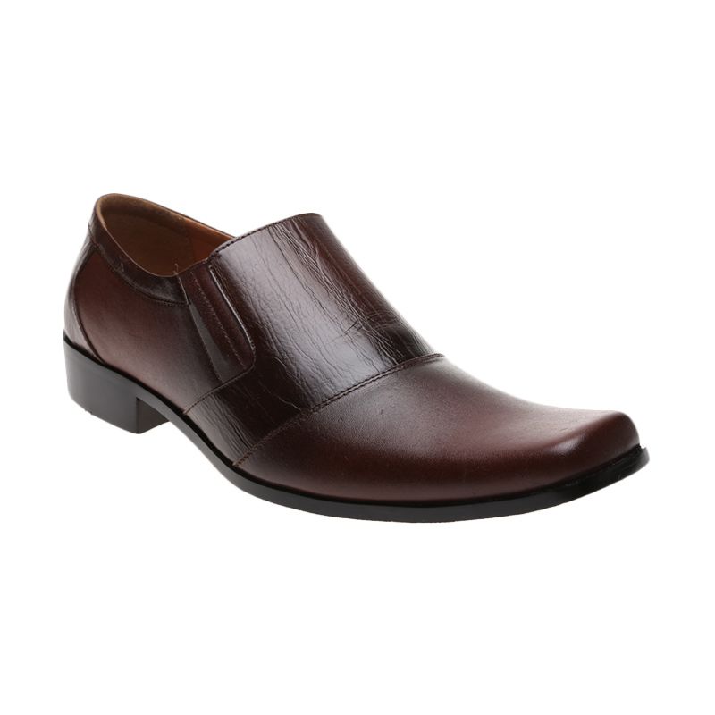 Edberth Leather Shoes Moccasins SN-09 C Brown Sepatu Pria