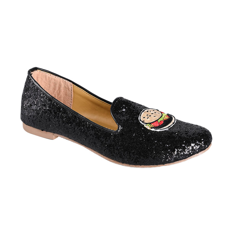 Edberth Woman Glitter Verica Cw 19 Sepatu Wanita - Black