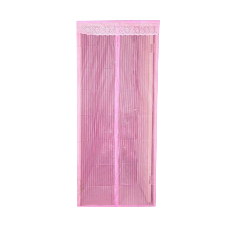 Jual Eigia Tirai Pintu Magnet Anti Nyamuk Pink Tua 