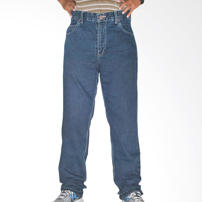 2ndRED Big size Basic 114194 Blue Grey Celana Panjang Jeans Pria