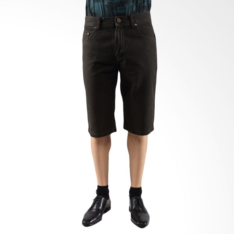 2ndRED 152384 Jeans Olive Celana Pendek Pria